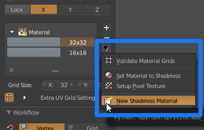 Create New Material