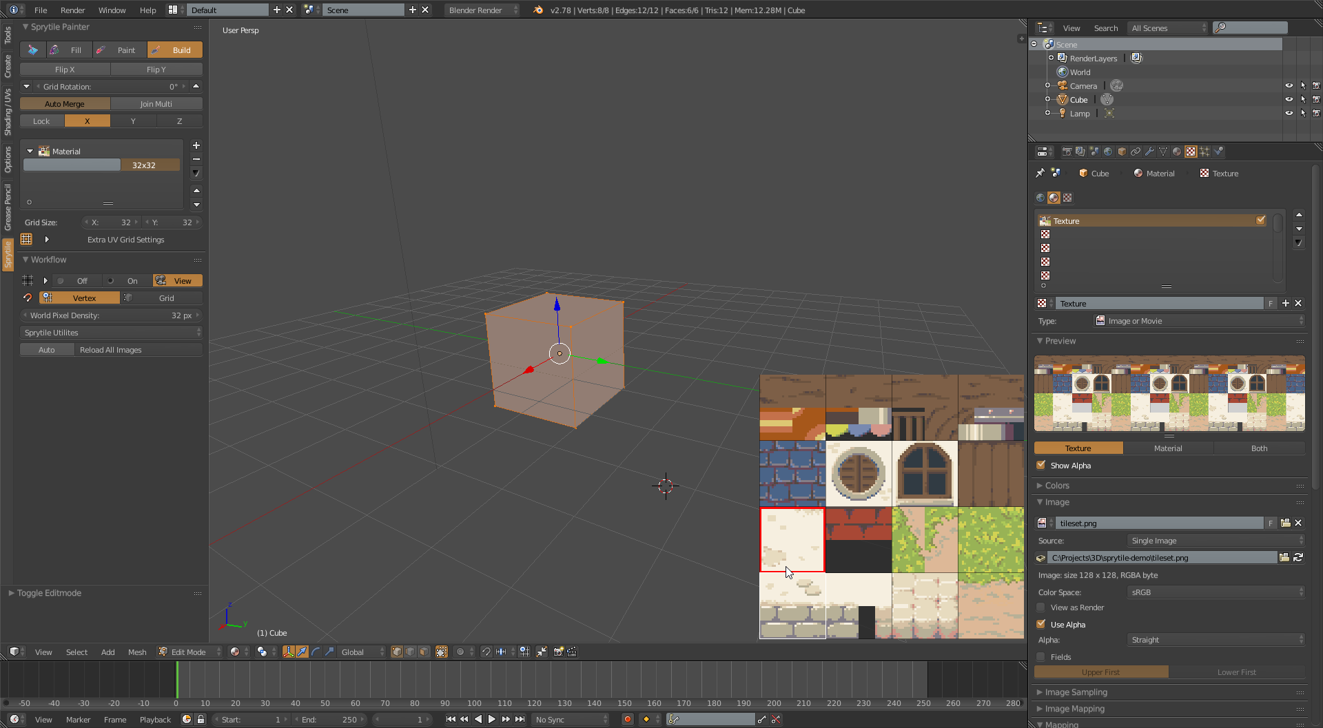 Tile map mode